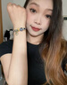 中國黃金（CHINA GOLD）黃金小鹿手鏈男女足金一鹿有你轉(zhuǎn)運(yùn)珠手繩情人節(jié)禮物送女友愛人 一鹿有你轉(zhuǎn)運(yùn)珠手繩【藍(lán)皮繩】 曬單實(shí)拍圖