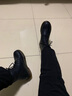 奇策（QICE）靴子男英倫1460高幫鞋真皮馬丁靴潮男女同款情侶鞋復古工裝靴中筒 酒紅加絨 41 曬單實拍圖