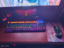 MageGee 机械风暴套装 真机械键盘鼠标套装 机械键鼠套装 背光游戏台式电脑笔记本键鼠套装 黑色混光 黑轴 实拍图