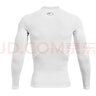 安德瑪（UNDERARMOUR）UA HeatGear 男子訓練運動(dòng)長(cháng)袖緊身衣1361524 白色100 L 曬單實(shí)拍圖