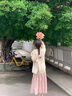 莜仙格鏤空蝴蝶結毛衣開(kāi)衫女2025年春夏薄款寬松慵懶風(fēng)V領(lǐng)針織外套上衣 米白色 M 建議 95-110斤 曬單實(shí)拍圖