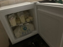 惠康（HICON）储奶小冰箱  急冻小冰柜迷你家用 单门小型冷冻单温柜 全冷冻母乳冰柜 普通款-冰柜4-经典白 40L 实拍图