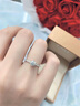 CRD克徠帝【現貨閃發(fā)】愛(ài)之冠冕18K金鉆戒女戒求婚結婚鉆石戒指 共約66分 主石50分F-G色SI 曬單實(shí)拍圖