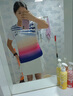妙山松2024新款羽毛球服女套裝定制夏季速干比賽訓練排球服裝男運動(dòng)短袖 7501A男紫色套裝+緊身衣內搭 XL 曬單實(shí)拍圖