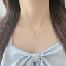 中國黃金（CHINA GOLD）連理枝項鏈女925銀玉髓吊墜鎖骨鏈小眾實用七夕生日禮物女送女友 [今/次日達(dá)]連“荔”枝項鏈【品牌禮盒】 曬單實拍圖