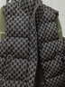 鴨鴨羽絨馬甲女外穿短款羽絨服2024秋冬季新款韓版馬夾背心外套 黑色 XL 曬單實拍圖