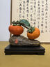 窯語(yǔ)陶言柿子擺件柿柿如意客廳酒柜裝飾品石灣公仔陶瓷工藝品搬家喬遷禮物 紙箱裝【贈精美底座+順豐發(fā)貨】 曬單實(shí)拍圖