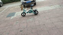 GOGOBIKE 12英寸迷你便攜學(xué)生男女式成人小型高碳鋼折疊自行車小輪單車 藍(lán)色（偏藍(lán)綠） 曬單實拍圖
