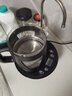 美能迪 自動(dòng)上水燒水壺純凈水包膠防燙燒水壺智能電熱水壺加熱一體式取水抽水器便攜式飲水機桶桌兩用 1L 黑色包塑玻璃壺款516D 曬單實(shí)拍圖