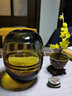 傲石 水養(yǎng)玻璃花瓶擺件客廳插花干花透明北歐現(xiàn)代簡約輕奢ins風(fēng)格餐桌 灰琥珀高21.5CM 曬單實拍圖