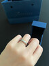 芊芽戒指女韓版簡(jiǎn)約時(shí)尚帶鉆英文字母食指環(huán)潮小指尾戒送情人女友禮物 美號5號（銀色） 曬單實(shí)拍圖