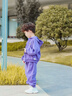 齊齊熊（ciciibear）[空空棉]男童秋裝套裝兒童2025新款運動(dòng)服寶寶衛衣早秋外套外出 棱鏡紫 100 曬單實(shí)拍圖