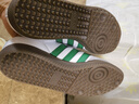 三葉草（Adidas）男鞋女鞋低幫板鞋 SAMBA OG時尚潮流復(fù)古運動休閑鞋 灰褐綠 36 曬單實拍圖