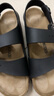 BIRKENSTOCK勃肯德國進口男女款時尚舒適百搭軟木Milano系踝涼鞋 黑色-常規(guī)版34791 42 曬單實拍圖