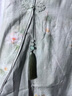鹿向南「淺夏未央」新中式收腰連衣裙女2024夏季新款氣質(zhì)顯瘦裙子 綠色連衣裙 現(xiàn)貨 M 曬單實(shí)拍圖