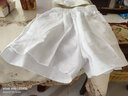 奈加圖休閑短褲女夏2020新款學(xué)生純棉韓版白色松緊腰運動(dòng)闊腿褲熱褲 白色 L 【106-115斤 曬單實(shí)拍圖