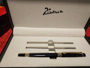 畢加索（pimio） 鋼筆PS-917寶珠筆/簽字筆銥金墨水筆 男女士商務(wù)辦公刻字禮品筆 純黑銀夾寶珠筆+雙筆芯禮盒套裝 曬單實(shí)拍圖