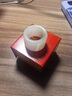 攬竹生日禮物白玉扳指男女款文玩大扳指青白色玉戒指指環(huán)可以刻字落款 扳指內經(jīng)19mm長(cháng)款 曬單實(shí)拍圖