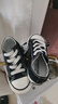 匡威（Converse）童鞋低幫兒童帆布鞋經(jīng)典款1970S男嬰童鞋新款女寶寶魔術(shù)貼布鞋 黑色 24 【建議腳長15cm】 曬單實拍圖