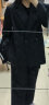卡吉蘭娜（Kajilanna）休闲裤女春秋新款干练气质小香风粉色职业西装套装减龄小众两件套 黑色外套+黑色裤子 M 晒单实拍图