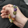 BJYL真品紫多寶貓爪菩提手串男女繞指柔學(xué)生菩提佛珠手鏈文玩手把件 紫色貓爪菩提 曬單實(shí)拍圖
