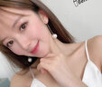 禾匠珍珠耳釘女小眾高級感長款輕奢大氣流蘇耳墜顯臉瘦氣質(zhì)港風耳飾 925銀金色貝珠耳墜 曬單實拍圖