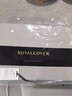 羅卡芙（ROYALCOVER） 長絨棉60S全棉純色床笠式床單粉/灰素色床笠 伊薇特 灰色 180cm*200cm 曬單實拍圖