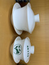 骨瓷蓋碗 景德鎮白色骨瓷瓷茶具套裝功夫茶杯家用客廳辦公室會(huì )泡茶陶瓷蓋碗 小號白色骨瓷蓋碗 曬單實(shí)拍圖