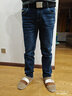增致牛仔男士牛仔褲 男裝直筒百搭彈力修身長(cháng)褲 深藍 33碼 曬單實(shí)拍圖