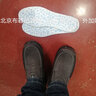 拾映正宗老北京布鞋男透氣休閑鞋輕便中老年爸爸鞋軟底老人防滑健步鞋 男款灰色【防水防滑】 39 曬單實(shí)拍圖