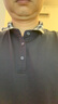 名盾桑蠶絲polo衫夏季男士新款商務(wù)休閑短袖保羅衫 深藍色 48/M/170 曬單實(shí)拍圖
