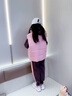 G.DUCKKIDS童裝女童秋冬季套裝2024新款兒童冬裝中大童加絨加厚衛(wèi)衣馬甲三件 粉色套裝 120碼建議110-120cm6-7歲 曬單實拍圖