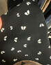 百圖betu女裝春夏新款半身裙顯瘦微魚(yú)尾印花半身裙女2302T57 黑色 S 曬單實(shí)拍圖