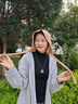 槿城劉宇寧同款帽子女大頭圍包頭堆堆帽冬天戶(hù)外百搭防風(fēng)護耳雷鋒帽男 卡其色M615 曬單實(shí)拍圖