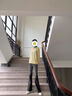 俞兆林（YUZHAOLIN）微喇高腰牛仔褲女2025春秋新款女裝高腰修身顯瘦流蘇薄款涼感褲子 黑灰色[長(cháng)褲] M [建議95-105斤] 曬單實(shí)拍圖