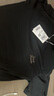 杰克·瓊斯（JACK&JONES）男裝短袖t恤男夏季新款潮流100%純棉休閑半袖T恤男士刺繡純色短袖 E40 黑色 M 175 曬單實(shí)拍圖