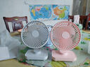 雅蘭仕桌面小風(fēng)扇usb可充電臺式風(fēng)扇小型辦公室學(xué)生宿舍家用戶(hù)外便攜移動(dòng)大風(fēng)力靜音落地手持電風(fēng)扇 充電款粉【4000毫安+四檔風(fēng)力+輕音低噪】 曬單實(shí)拍圖