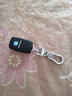 天震爵硅膠車(chē)鑰匙套包高爾夫7凌度途安觀(guān)L速騰捷達新桑塔納寶來(lái)朗逸途觀(guān) A款 -黑鑰匙套+單環(huán)扣（配防丟牌 曬單實(shí)拍圖