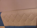 纳仕德 DMQ0257 立体防撞泡沫墙纸软包墙围自粘床头垫 6片：3片白+3片蓝 晒单实拍图