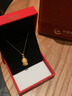 中國黃金（CHINA GOLD）黃金項鏈女足金十二生肖吊墜本命年蛇七夕情人節(jié)禮物送女朋友老婆 生肖蛇吊墜-約1.8g【贈銀鏈】+生肖守護禮盒 曬單實拍圖
