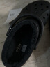 卡駱馳（CROCS）貝雅克駱格保暖拖鞋|205969 黑色-060 43(270mm)  曬單實(shí)拍圖