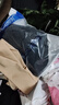真維斯（Jeanswest）松緊腰牛仔半身裙女春夏季新款顯高顯瘦梨形身材中長(zhǎng)傘裙子女 黑灰色 M 曬單實(shí)拍圖