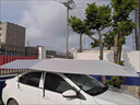 大昌攬月汽車全自動移動車棚車頂遮陽傘遙控車蓬電動折疊防曬隔熱車衣罩 半自動【銀灰色】 小號【4.2*2.1米】 曬單實拍圖