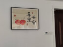 柳莺花燕免打孔电表箱装饰画现代简约客厅餐厅挂画电闸箱配电箱遮挡壁画 喜乐平安 80X60遮挡70X50表箱 上掀款 实拍图