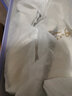 金利來(lái)（goldlion）女鞋軟皮軟底媽媽單鞋深口一腳蹬平底樂(lè )福鞋女G638310038米白40 曬單實(shí)拍圖