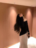 HERAGAIA感垂感醋酸緞面半身裙女2024春夏新款中長款魚尾裙高腰顯瘦包臀裙 香檳色 [春夏款9902裙長92左右] M 曬單實(shí)拍圖