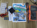 DZQJ入門(mén)級面包板實(shí)驗套件 電子制作+555集成電路 130例實(shí)驗套件電子DIY散件 萬(wàn)用板電子元器件套件 65根+原配套餐+9205A萬(wàn)用表+130案例書(shū) 曬單實(shí)拍圖