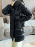 高梵【楊冪同款】黑金鵝絨服黑珍珠4.0六格中長(cháng)款羽絨服男女2024新款 高定巴黎黑【男女同款】 L 【175/鵝絨325克】 曬單實(shí)拍圖