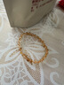 普陀山金發(fā)晶手串黃水晶手鏈招財水晶手鏈生日禮物女 曬單實(shí)拍圖