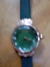 聚利時(shí)時(shí)尚小巧珍珠貝表盤(pán)復古文藝女士高中生防水石英手表皮帶款JA1142 E綠色 曬單實(shí)拍圖